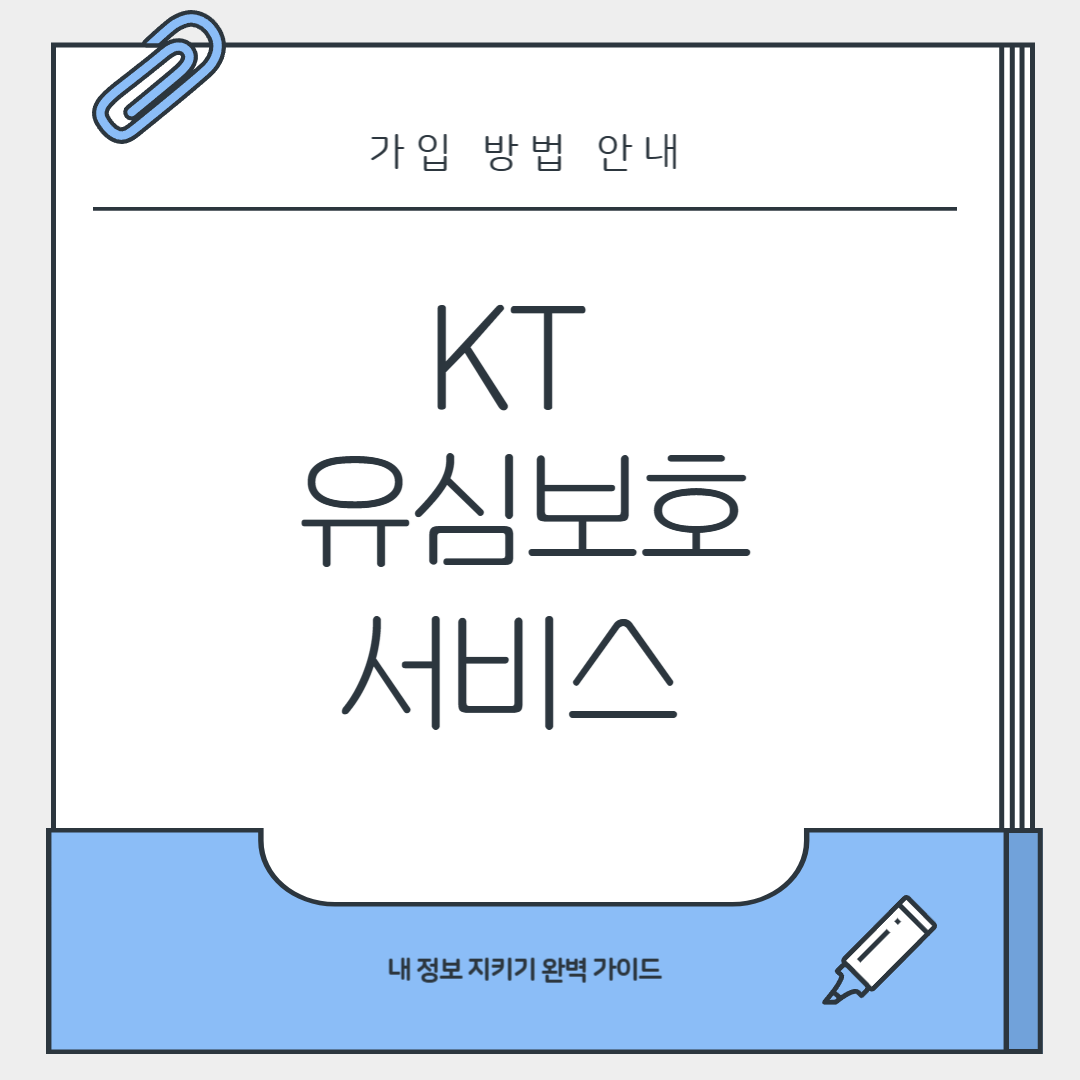 KT 유심보호서비스