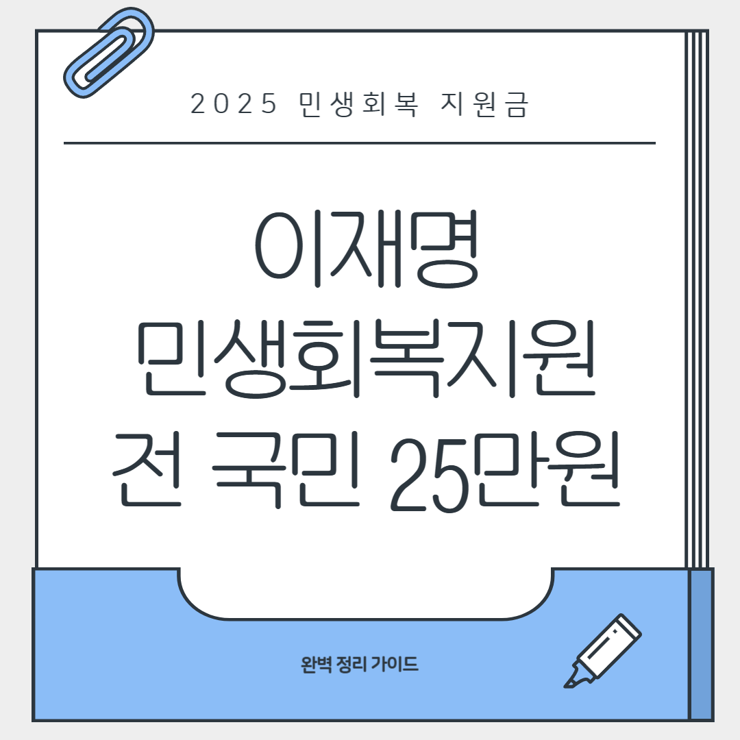 민생회복지원금