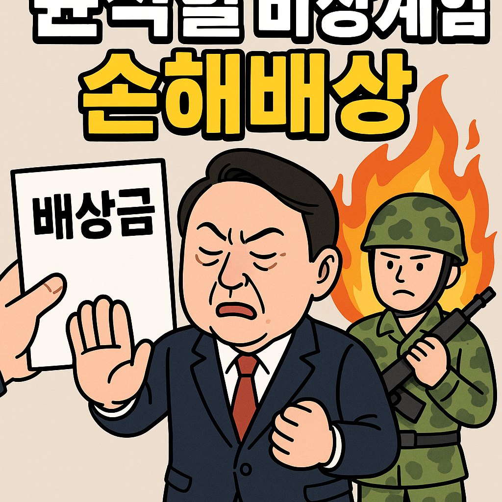 윤석열 비상계엄 손해배상