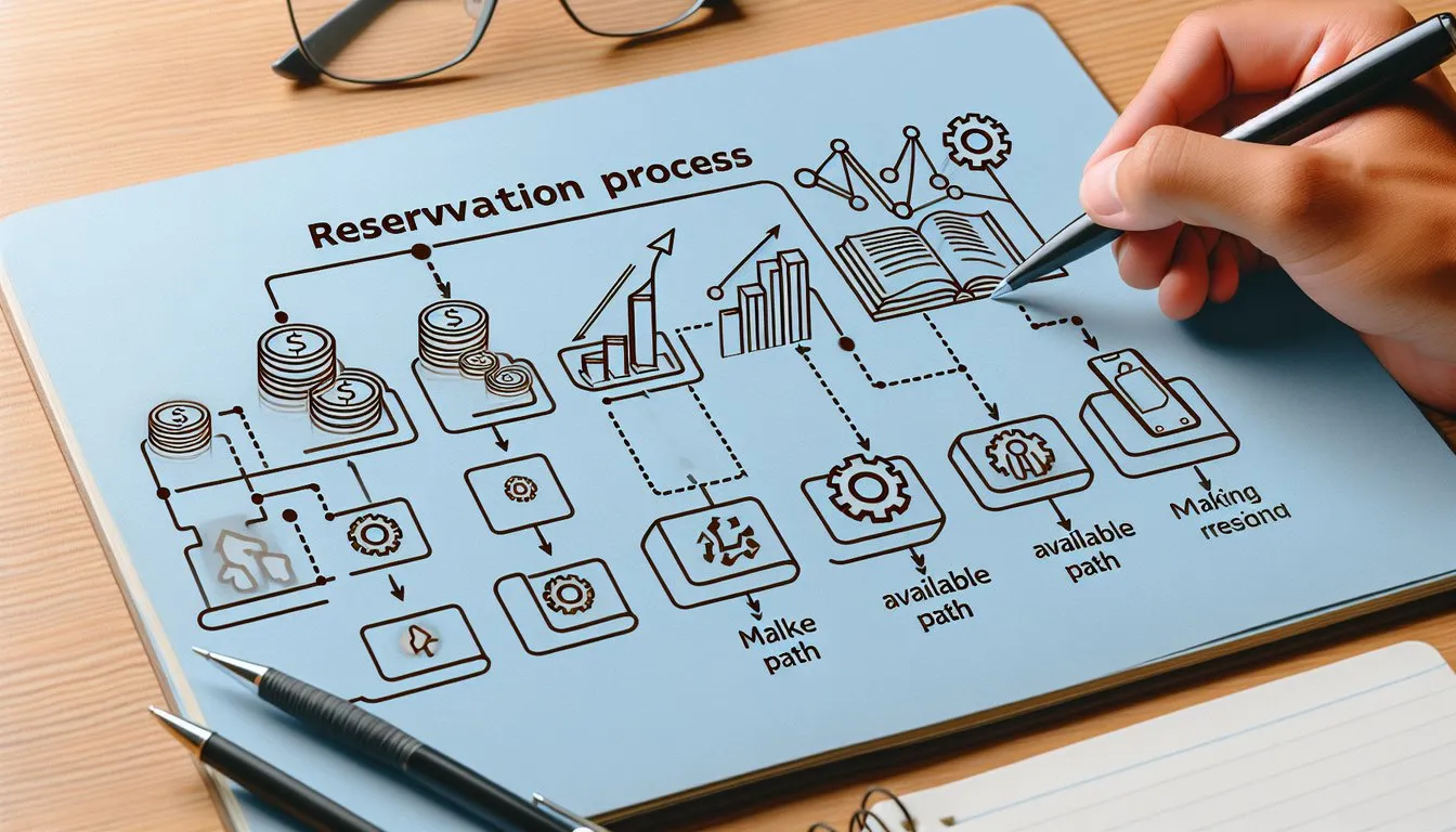 예약 가능한 경로와 절차입니다