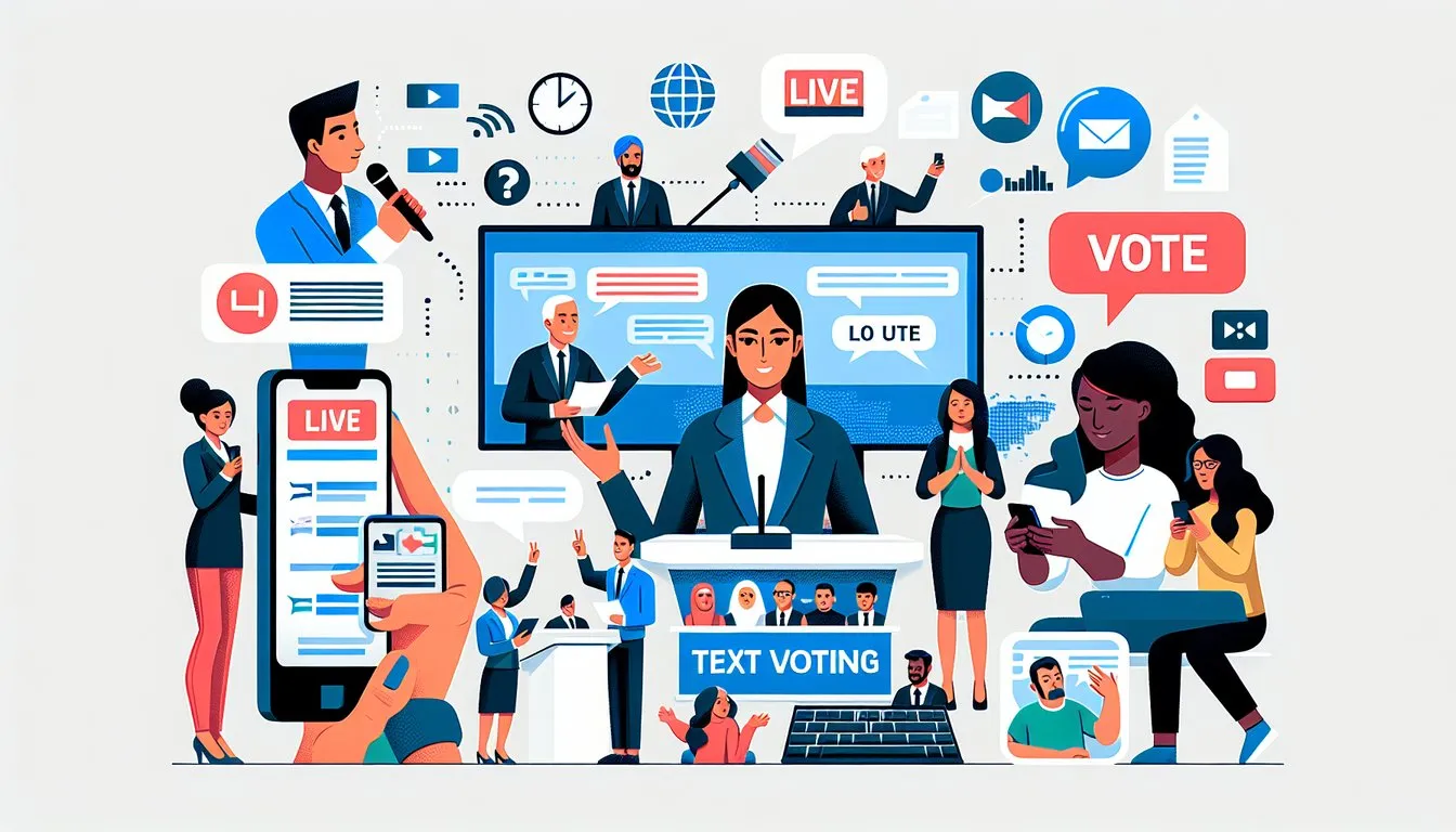 생방 문자투표 절차 및 형식