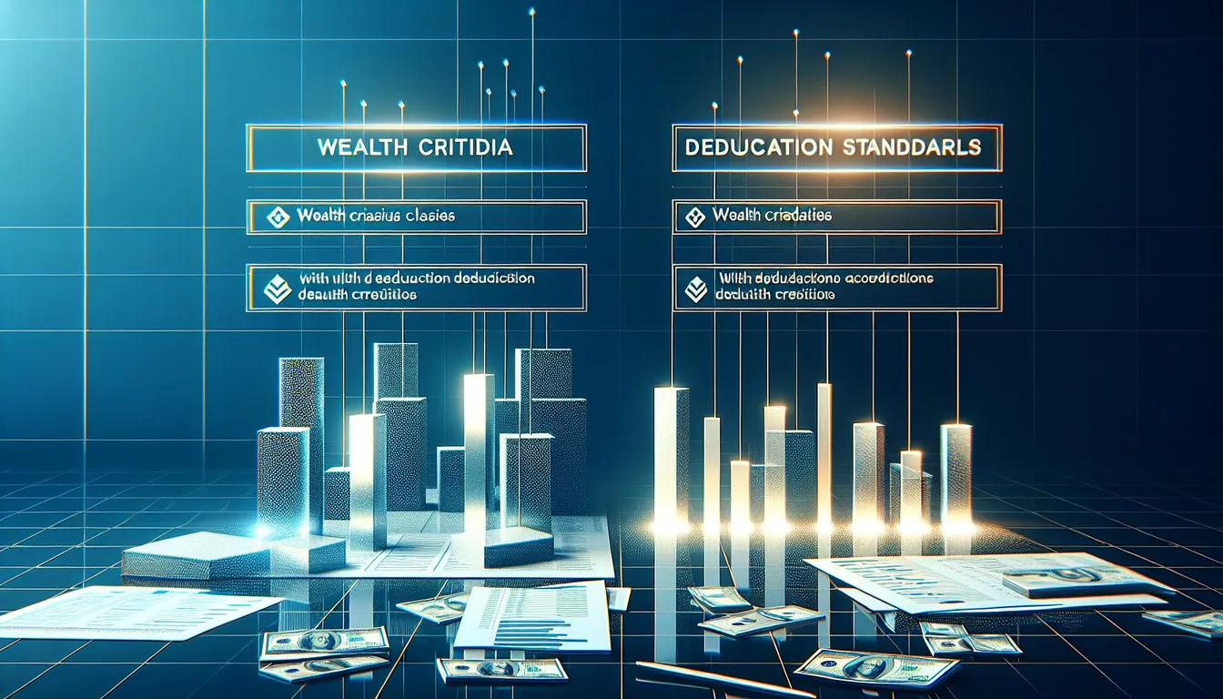 재산 요건과 감액 기준