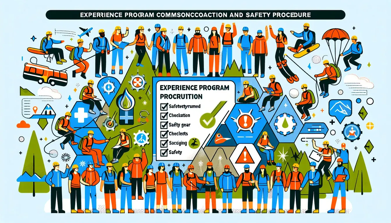 체험 프로그램 구성 및 안전 절차