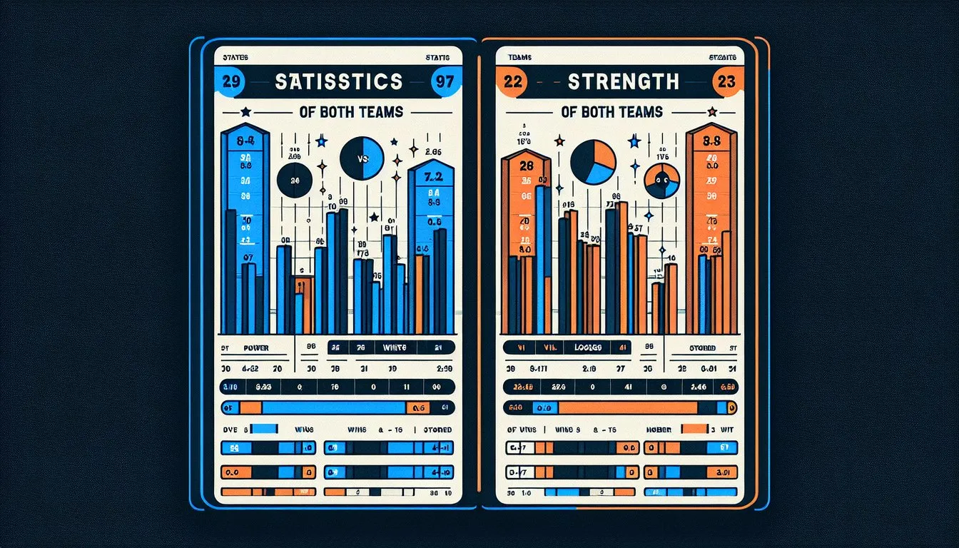 양 팀 전력과 핵심 통계입니다