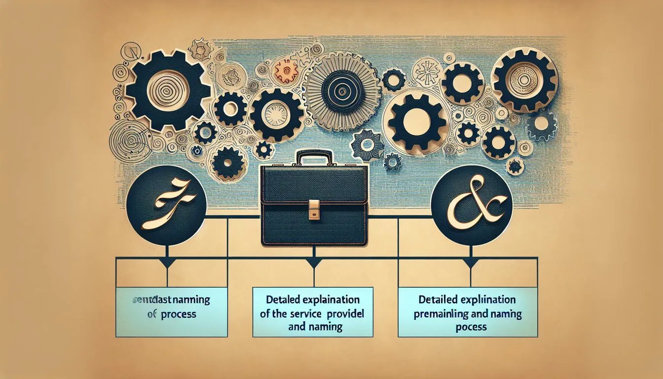 제공 서비스와 작명 프로세스 상세 설명