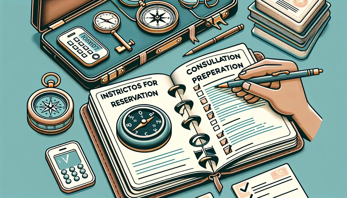 예약 방법, 위치 및 상담 준비물 안내