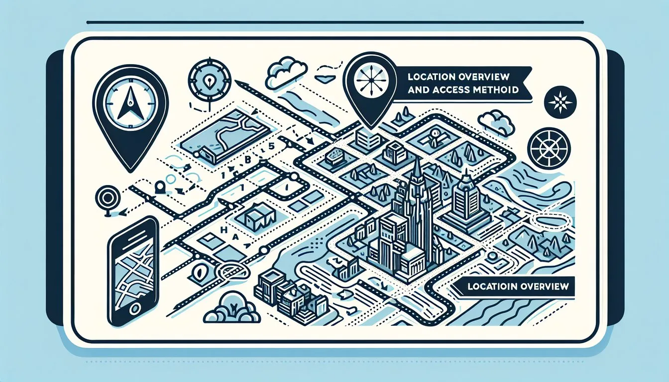 위치 개요 및 접근 방법 설명입니다