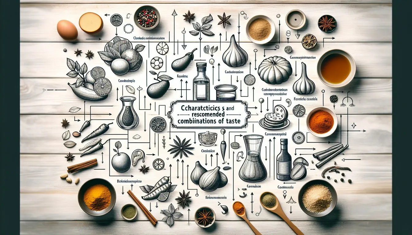 맛의 특성 및 추천 조합입니다