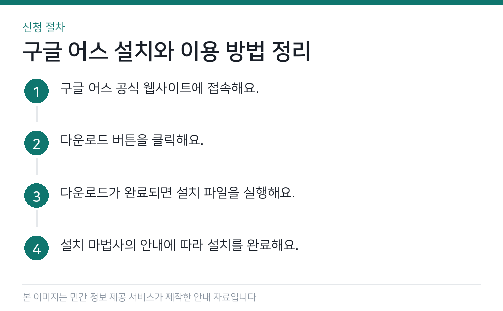 구글 어스 설치와 이용 방법 정리 신청 절차