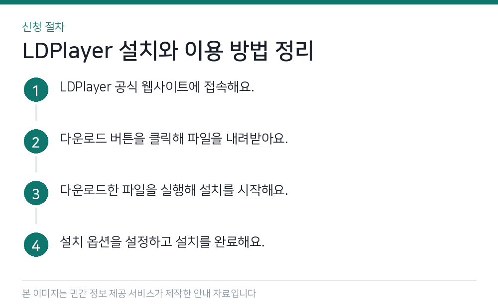 LDPlayer 설치와 이용 방법 정리 신청 절차