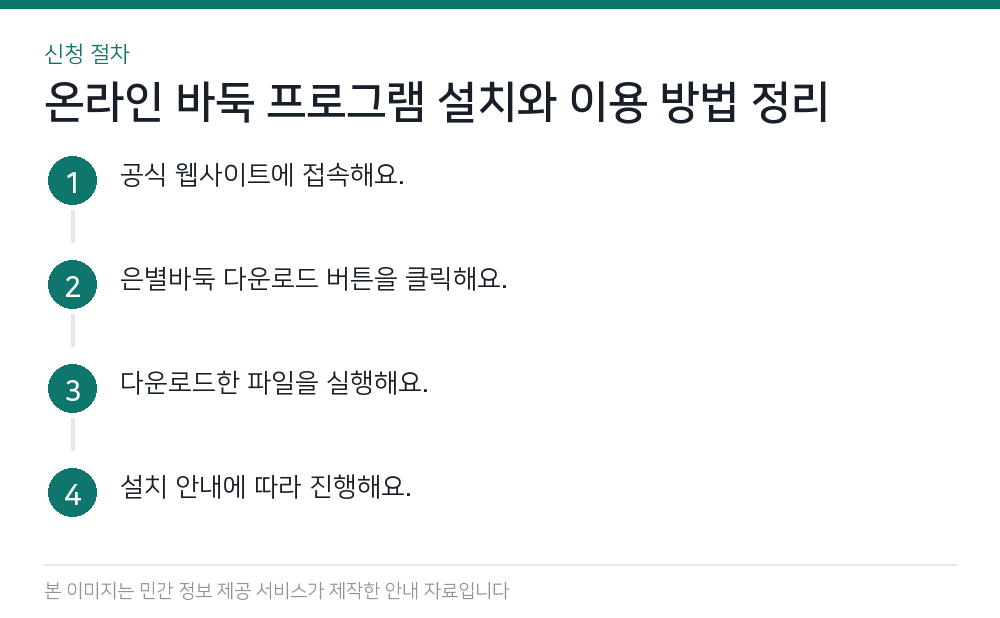 온라인 바둑 프로그램 설치와 이용 방법 정리 신청 절차