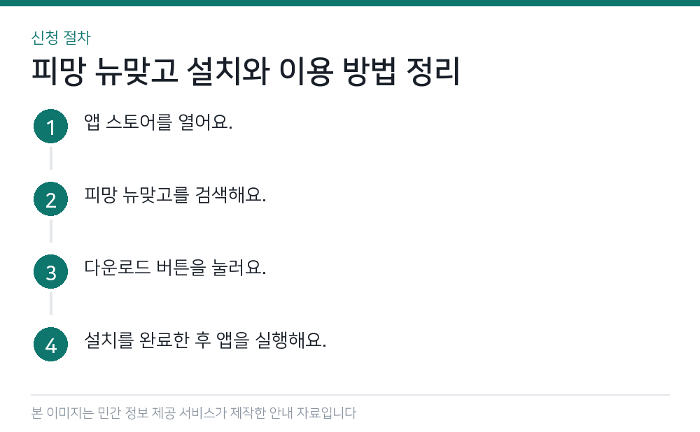 피망 뉴맞고 설치와 이용 방법 정리 신청 절차