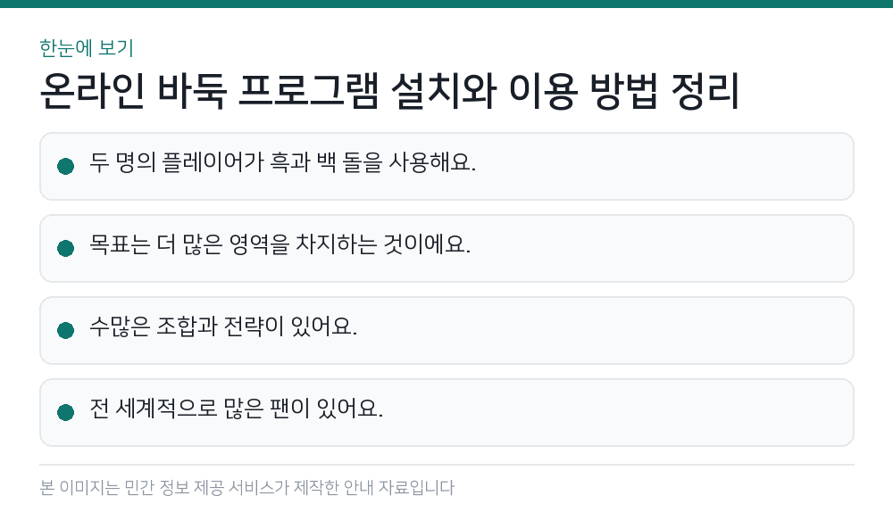 온라인 바둑 프로그램 설치와 이용 방법 정리 한눈에 보기
